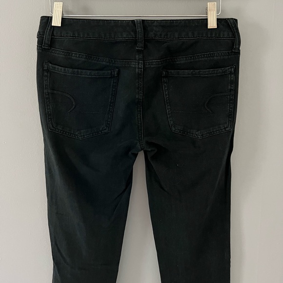 American Eagle Black Super Stretch Jeggings 6 Regular - Picture 5 of 11